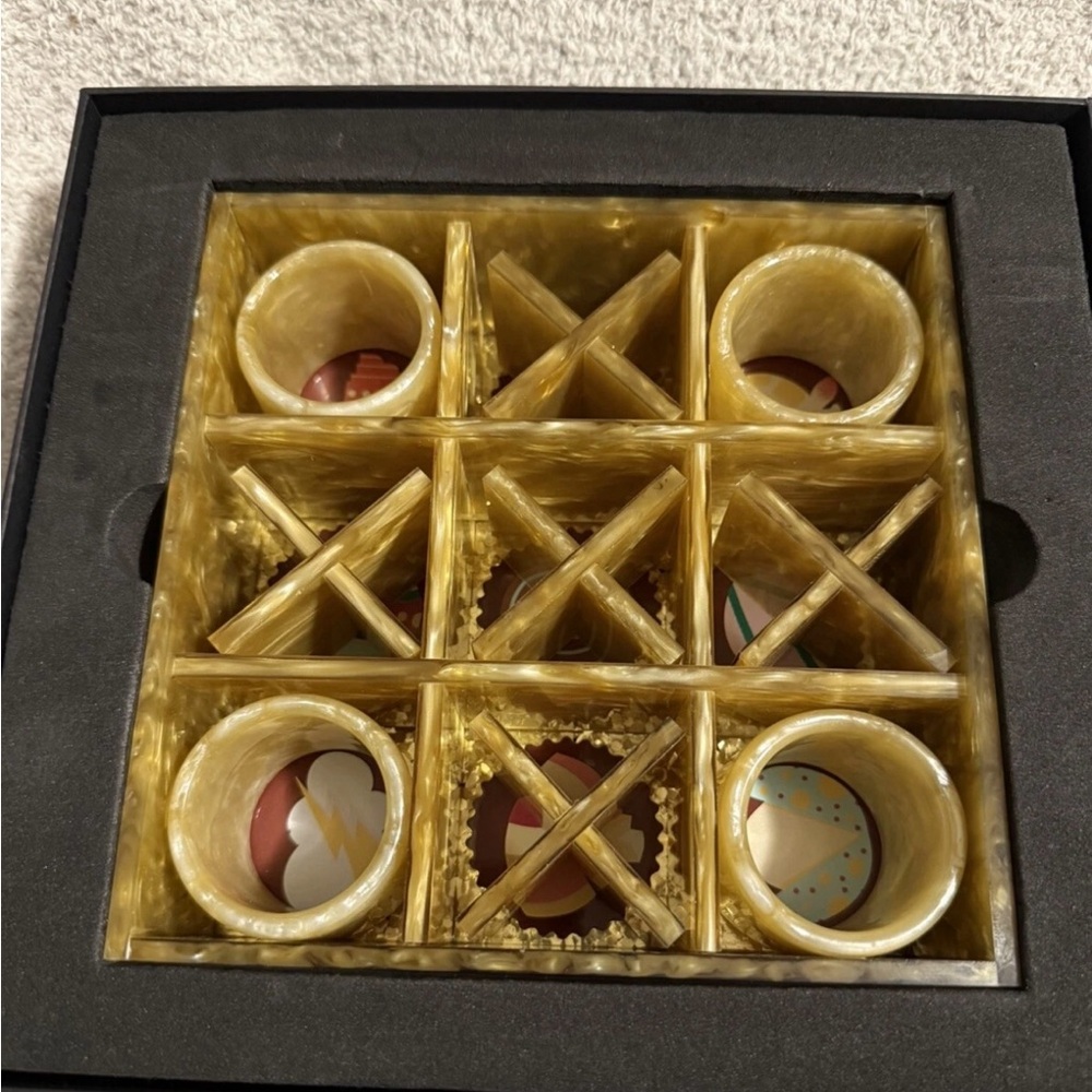 NEW WELCOMED OFFERS RARE Kurt Geiger Tic Tac Toe Set - Picture 3 of 4